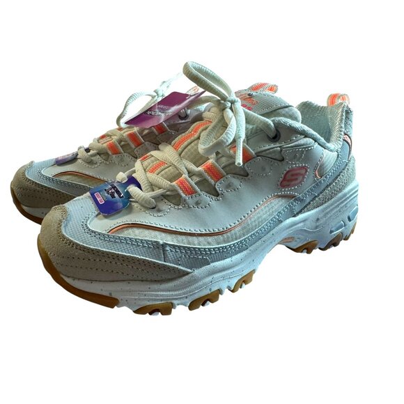 Skechers Women's D'Lites Bold Views Size 6 Memory Foam Athletic Shoes NEW - Picture 10 of 15
